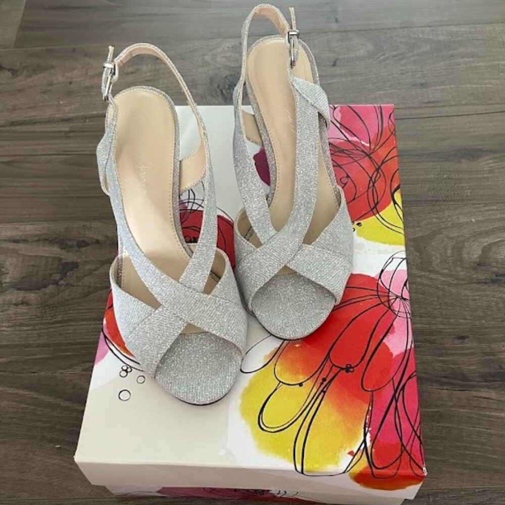 Women's Wedding Open Toe Shoes - Picture 3 of 7